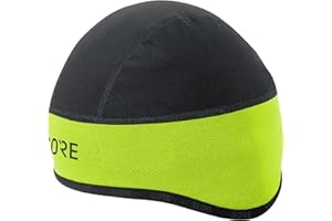 GORE WEAR C3 GORE WINDSTOPPER Helmet Cap, Czapka Uniseks, Neon Yellow/Black, 54/58