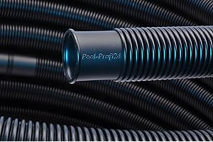 Pool-Profi24.de Poolschlauch ⌀32 mm Schwimmbadschlauch mit Muffen, Pumpenschlauch für Schwimmbecken, Saugschlauch, Solarschlauch (schwarz, 12m, 32mm)