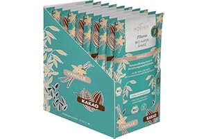 ‎MABYEN MABYEN Mama Bio Hafer Shake Vanille + Kakao 10x30g | vegan und glutenfrei - ohne Zuckerzusatz - proteinreich und hoher Ballaststoffgehalt - Hafer Drink für die Schwangerschaft und Stillzeit