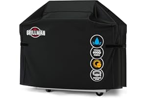 Grillman Housse de Protection pour Barbecue, Housse imperméable pour Barbecue (152 x 71 x 112 cm)