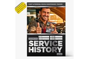 Ethicom: Advanced Car Service History Book – Car Logbooks, Service Book for Toyota, Ford, VW & More – Car Service, Motorbike, MOT & Mileage Log Book – Replacement Maintenance Record. Universal.