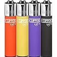 Pack of 4 Clipper® Micro Flint Lighters – Soft Touch Micro Clipper Lighters