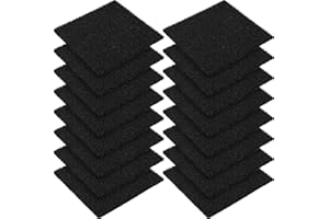 GEJOY Kompost Behälter Filter, 16 Stücke Filter Kompost Behälter Ersatz Filter, Kompost Behälter Filter Holzkohle, Küche Aktiviert Kohlenstoff Filter, Geruch Absorbierend Holzkohle Filter (Stil 2)