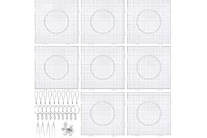 ChAusa 42 PCS 5 mm Fuse Beads Boards Set 8 Pcs Large Square Clear Bead Board with 4 Tweezers 10 Lanyard Keychains and 10 Split Rings for Kids DIY Craft Supplies