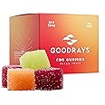 Goodrays - CBD Gummies - High Strength 30 x 25mg Mixed Fruits CBD Edibles - Reduce Stress, Calm Anxiety, Unwind, Improve Sleep