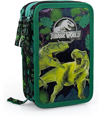 Depesche 11757 Dino World Danger-Filled 3-Compartment Pencil Case - View #4