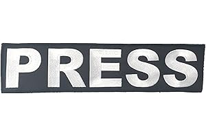 Press Presse Patch 29 cm - 7 pour konfliktreporter Hook Loop Noir
