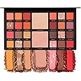 LaRoc Pro Nude Eyeshadow Makeup Palette, 26 Shades - Long Lasting Highly Pigmented Nude and Shimmer Shades - Matte and Glitter Highlighter, Contour & Eye Shadows - Bakery Box