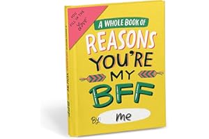 EMILY MCDOWELL & FRIENDS Em & Friends Reasons You're My BFF Book Fill in The Love Fill-in-The-Blank Book Gift Journal, 4.10 x 5.40-inches