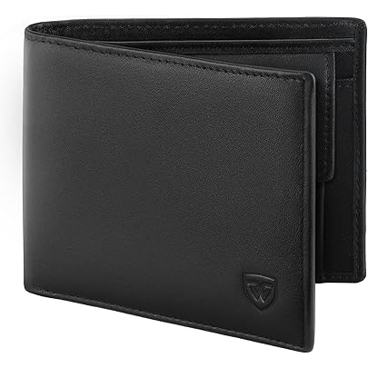 Portafoglio Uomo Kattee Verticale In Vera Pelle, Portacarte Porta Carte Di Credito Uomo - Foto 2