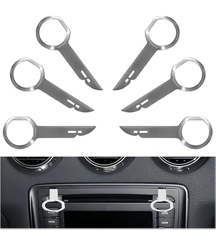 Kit 4 Chiavi Di Sblocco Autoradio, Strumenti Professionali Per Smontare Stereo Auto, Compatibili Con Molte Marche Dal 1998