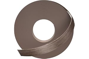 GSCIT Club Walnut Edge Banding, 16mm x 7.6m roll of Veneer Edge Banding -Pre-glued Flexible, Real Wood Tape Banding for Cabinet Repair Furniture Restoration