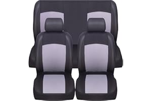 Auto Accessori Lupex Housses de siège auto universelles | Gris | Set avant et arrière | No Suv