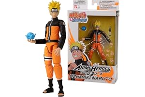 BANDAI - Anime Heroes - Naruto Shippuden - Figurine Anime Heroes 17 cm - Naruto Uzumaki