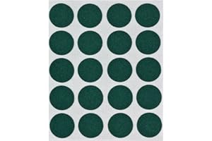 haggiy Peha filc flock w kolorze czarnym, grubość 0,35 mm, średnica 17 mm, 1 pasek a' 20 padów, samoprzylepny