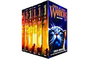 Warriors Cat Power of Three Book 1-6 Series 3 Books Collection Set By Erin Hunter (The Sight, Dark River, Outcast, Eclipse, Long Shadows & Sunrise)
