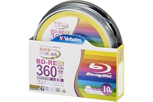 Verbatim Blu-Ray BD-RE DL - Dual Layer Rewritable 50GB 2x Speed - 10 Pack Spindle - Printable