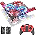 B2 Form Drone for Kids, RC Airplane with Red & Blue Lights, Altitude Hold, 3D Flip, Headless Mode, Propellers Full Protect and 2 Modular Batteries, Indoor RC Plane Toys Gifts for Boys and Girls