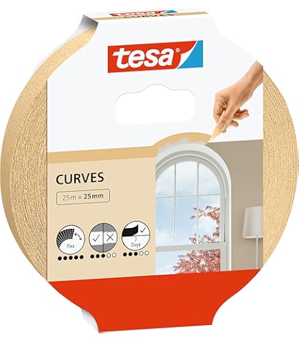 3M Masking Tape 2060 Rough Surfaces, High Tack, UV Stable, Indoors & Outdoors, 36 Mm X 50 M - View #8