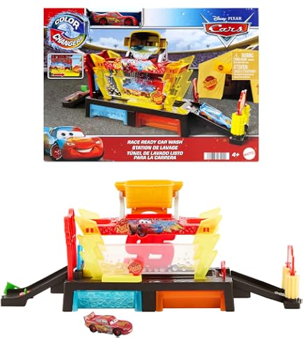 Mattel Disney and Pixar Cars Lightning McQueen Toy Vehicle and