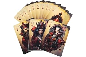 QUALIPRINT LIMITED Qualiprints | Premium Playing Cards | Classic 52-Card Deck with Two Jokers | Great Travel Companion | Ideal for Family Game Nights, Parties | Durable, Splash Proof, Laminated Playing Cards