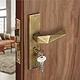 LAPO Heavy Duty Mortise Lock for Main Door – 60mm Cylinder, 45x45 mm Lock Body, Key Lock for Home, Office, Bedroom & Hotel (Antique Finish, 3 Years Warranty) Cy-126