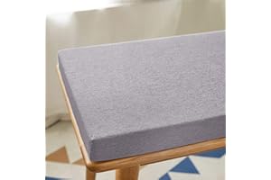 Waigg Kii Garden Bench Cushion 100/120/150cm,non-slip Bench Cushions 2 3 Seater,Indoor Outdoor Bench Seat Cushion for Dining Home Swing (Grey,100X40X3CM)