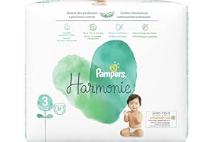 Pampers Harmonie (Pure) Pannolini taglia 3, 6-10 kg, 31 pezzi