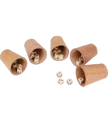 Etui cuir 4 Gobelets Alexandre Mareuil