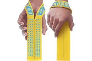 ‎WARM BODY COLD MIND WARM BODY COLD MIND V1 Podnoszenie Pasków na Nadgarstek do Olimpijskiego Podnoszenia Ciężarów - Lifting Wrist Straps for Weightlifting, Crossfit, Deadlift, Wytrzymałe Bawełniane Opaski na Nadgarstek