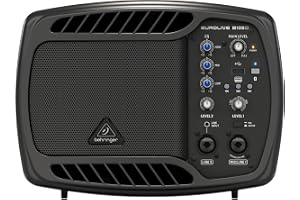 Behringer B105D Ultrakompakt 50 Watt PA/Monitorhögtalare med MP3-spelare och Bluetooth-ljudströmning