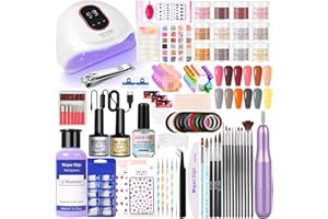 Major Dijit Acryl Nägel Set mit Nagelfräser, 12 Farben Acrylpulver, Acrylflüssigkeit, Top Coat, Base Coat und Nail Primer, Komplettes DIY Nagelkunst Set für Anfänger, für Heim-Salon & Geschenk