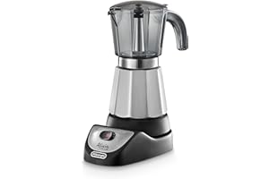 ‎DE'LONGHI De’Longhi Emkm 6 Alicia Kawiarka, Srebrny/Czarny, 550W 230V