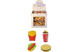 HENBRANDT Gommes en forme de nourriture de fast-food