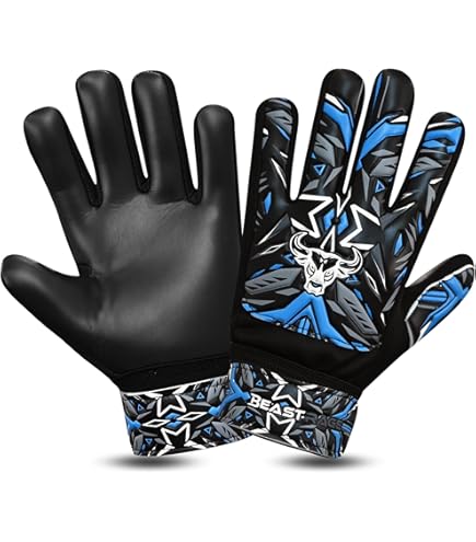 Guanti Da Portiere SAWANS Per Bambini E Ragazzi - Con Protezione Polsi E Palmo Antiscivolo