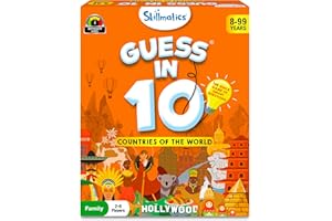 Skillmatics Guess in 10 Countries of the World, Perfect for Boys, Girls, Kids & Families Who Love Card Games, Educational Toys, Board Games, Trivia, Gifts for Ages 8, 9, 10 & Up