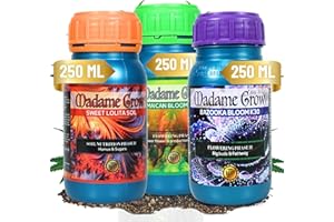 MADAME GROW - Fertilizantes orgánico de floración - KIT RED ANVIL MG - 3PACK (3 x 250 ml)