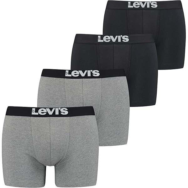 Levi's boxer ondergoed heren 4-pack, Donkerblauw, S