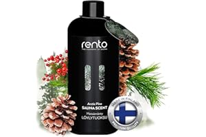 ‎RENTO Rento Sauna-Duft "Arktische Kiefer" 400 ml - Natürlicher Sauna-Aufguss mit Kiefern-Duft - angenehmes, beruhigendes Aroma für volle Entspannung