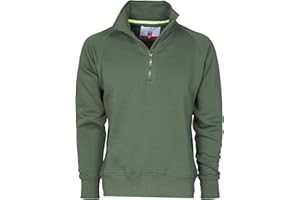 CHEMAGLIETTE! Felpa da Lavoro Maglia Felpata Cotone con Mezza Zip in Tinta Payper Miami +