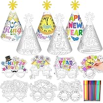 HOWAF 36 Láminas De Papel Rascar Año Nuevo 2026 | Scratch Art Con Temática De Nochevieja | Regalo Y Decoración Para Cotillón De Fin De Año