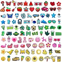 100 Pcs Charms De Chaussures Pour Sabots, Pour Les Cadeaux D De Fete Style Aleatoire