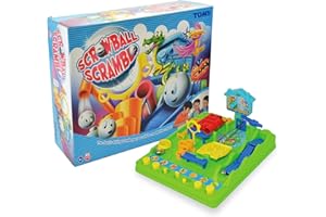 TOMY Screwball Scramble Classic Retro Children's Preschool Action Board Game, Puzzle Board Family Game, Kids Game For 5, 6, 7