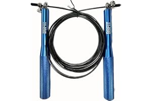 BSFIT® Cuerda de Saltar | Comba Profesional para Fitness y Boxeo | Ideal para Cardio, Entrenamientos de Velocidad y Cross Training | Duradero y Ligero con Alta Adaptabilidad.