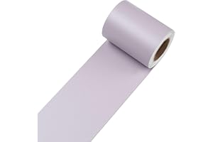 Decotalk Bordure de Papier Peint Frise Murale Adhesive Violet Clair 7.6X1500cm Frise Murale Adhesive Bordure Imperméable en PVC Plinthe Amovible Décoration Pour Cuisine Salle de Bain