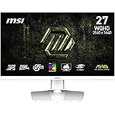 MSI 27 MAG 274QRFW E20, Gaming Monit&ouml;r, WQHD, 16:9, Flat, Rapid IPS, 200Hz, 0.5ms (GtG Min.), Adaptive-Sync, Pivot, Beyaz