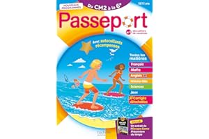 Passeport - Du CM2 à la 6ème 10/11 ans - Cahier de vacances 2026