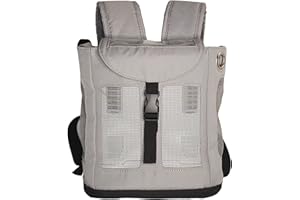 O2TOTES WEAR YOUR OXYGEN WITH STYLE O2TOTES USA - Mochila ultraligera prémium para la unidad Inogen One G3 (diseño patentado) (gris) compatible con unidades: IS0-300 o IO-300/nuevo diseño mejorado