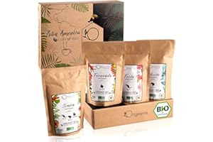 ‎ORIGEENS ORIGEENS Bio Kaffeebohnen Probierset 1kg | Premium Bio Arabica Kaffee Ganze Bohnen Set 4x250g | Traditionelle Röstung | Kaffee Geschenkset