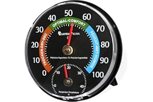 Lantelme 4127 termometro combinata / igrometro analogico Diametro 11,5 cm